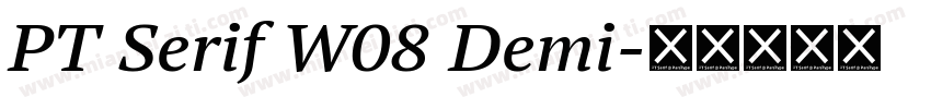 PT Serif W08 Demi字体转换